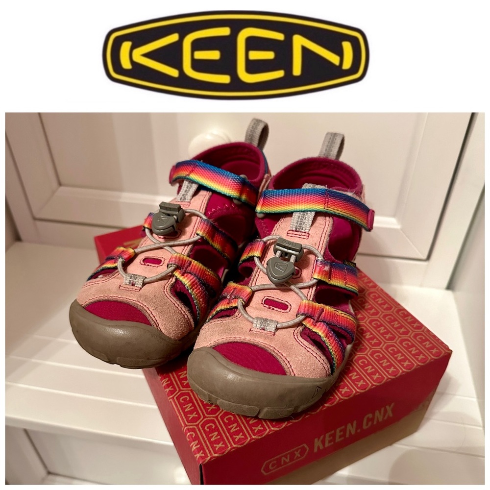 Keen Footwear, Seacamp II CNX Rainbow/Festival Fuchsia, Size 13C
